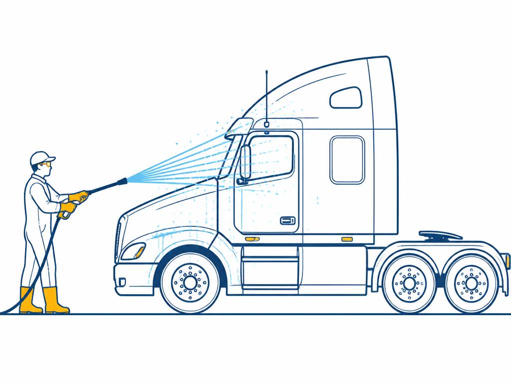 Outside wash · truck
